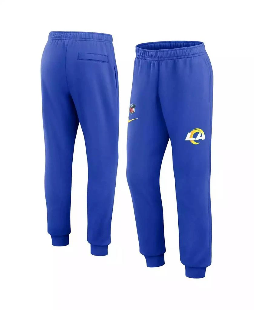 Nike Men's Royal Los Angeles Rams 2023 Sideline Club Jogger Pants 1