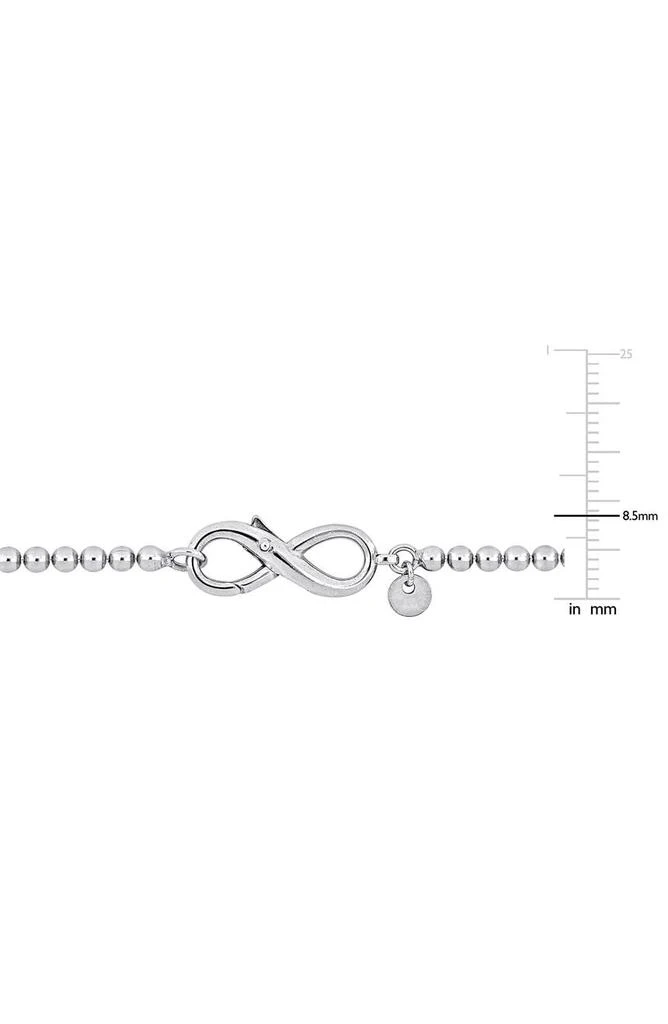 DELMAR Infinity Bead Link Bracelet 2