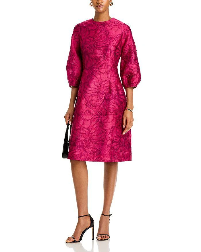 Teri Jon Floral Jacquard Dress 3