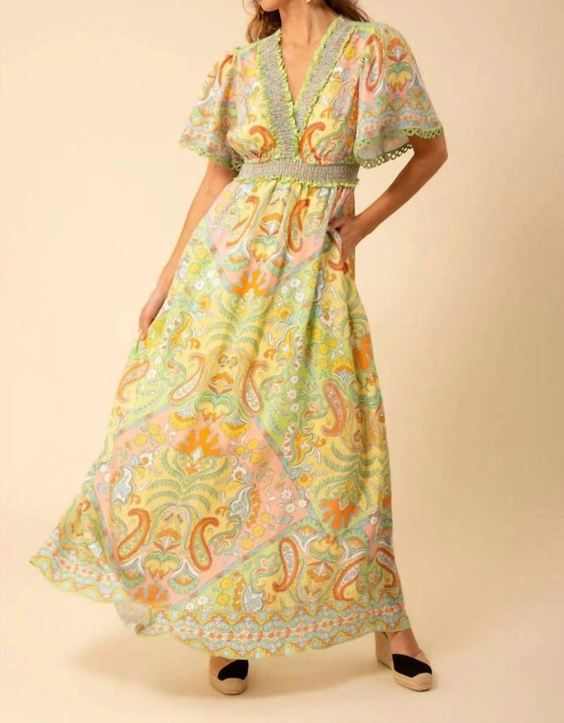 knee length dresses for ladies Ellison Maxi Dress Blue / Xs main image 0