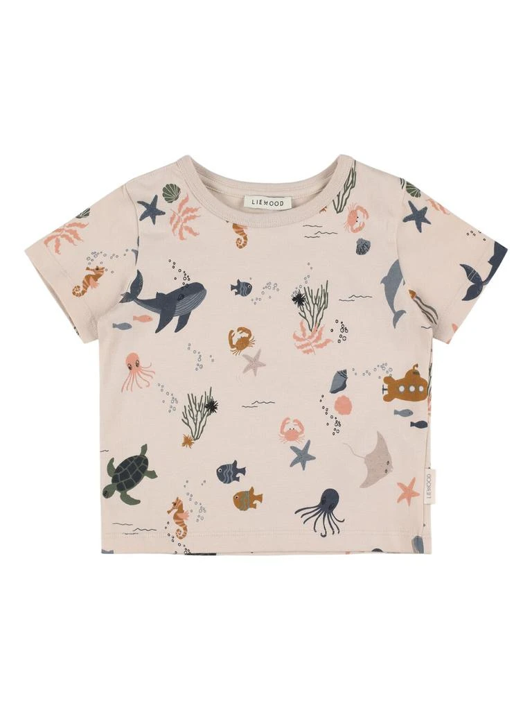 Liewood Sea Printed Cotton Jersey T-shirt 1