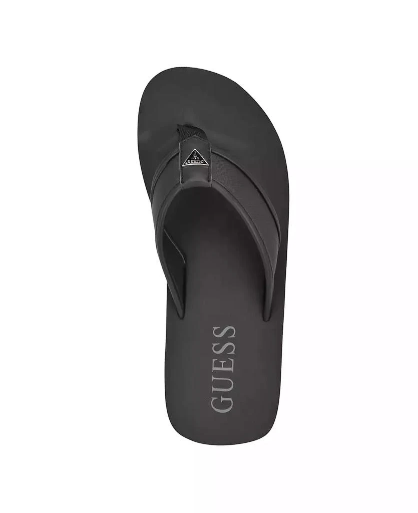GUESS Men's Dingle Casual Flip Flop Thong Sandals 4
