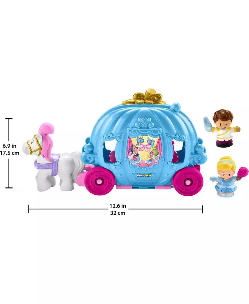 Fisher Price Disney Princess Cinderella's Dancing Carriage by Little People Set 4
