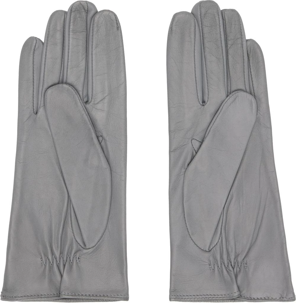 Handsome Stockholm Gray Washable Leather Gloves 2