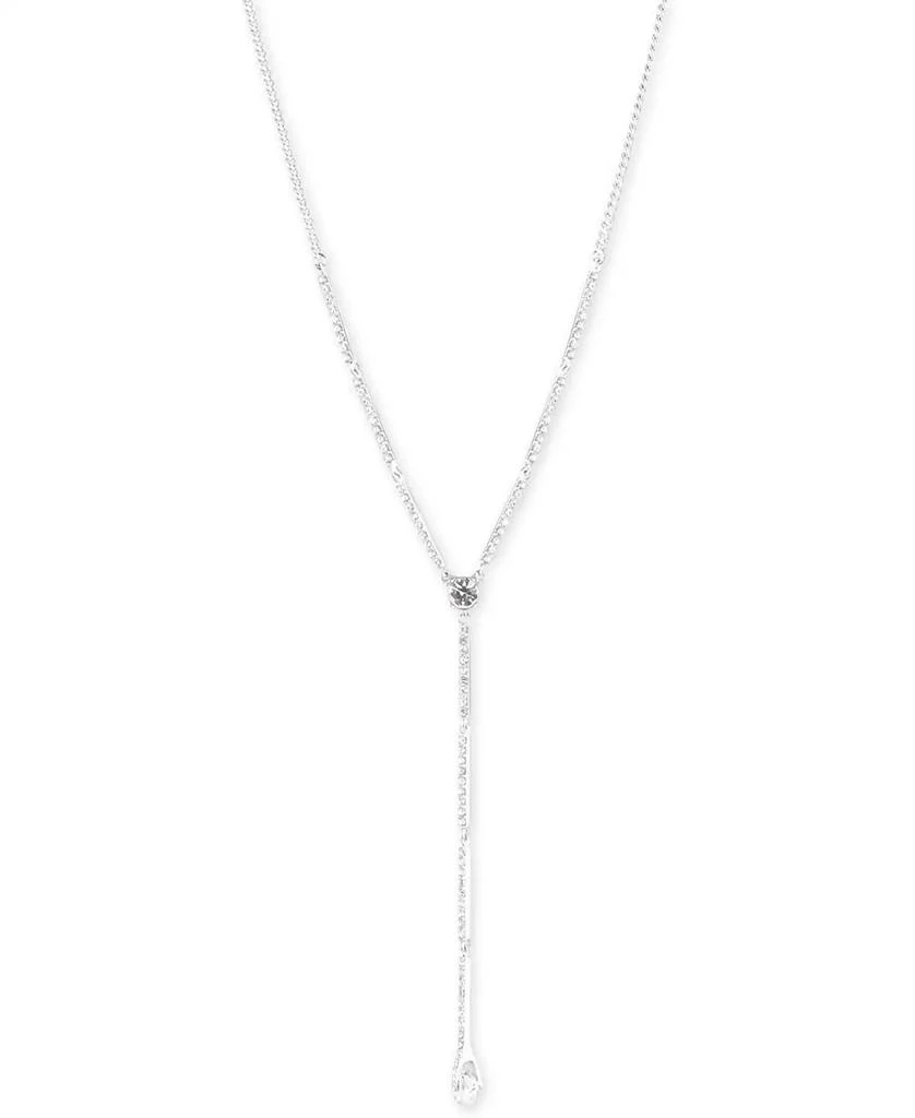 Givenchy Crystal Lariat Necklace, 16"' + 3" extender 1