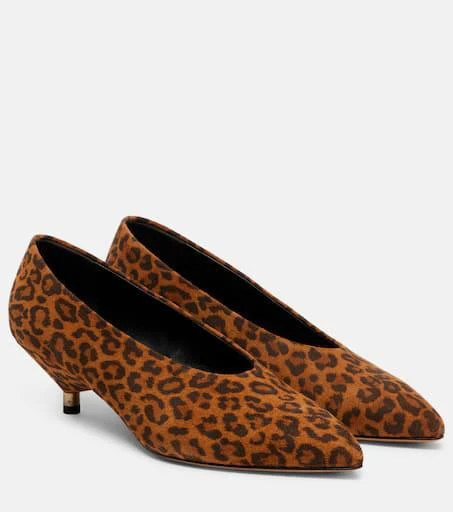 Isabel Marant Ebisa 45 leopard-print leather pumps 1