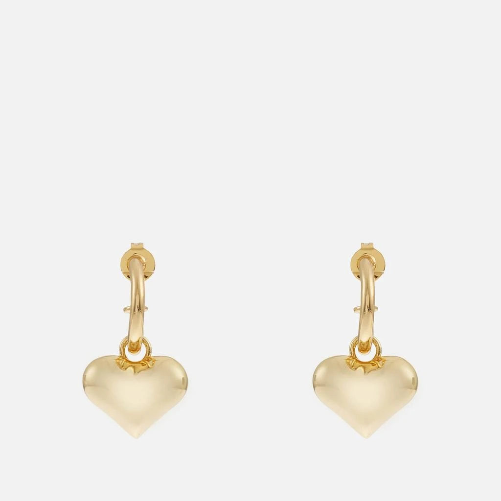 Crystal Haze Crystal Haze Golden Hearts Gold-Plated Earrings 1