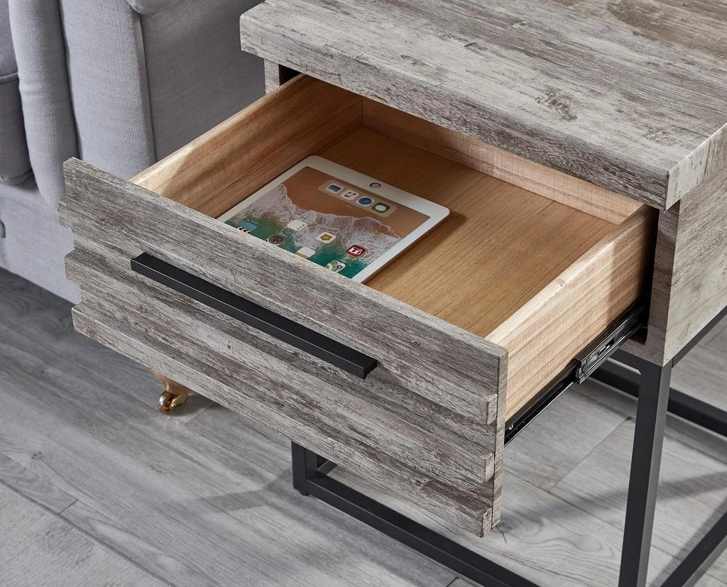 Streamdale Furniture Streamdale Celestial Contemporary Storage End table 3