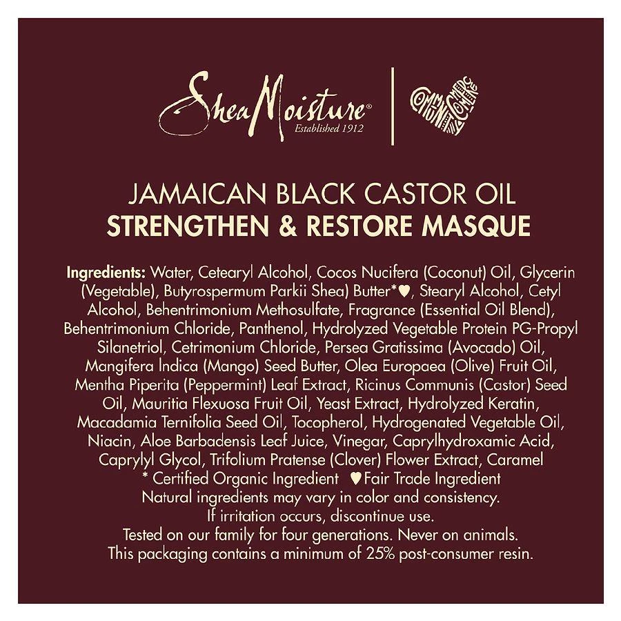 SheaMoisture Treatment Masque Jamaican Black Castor Oil Jamaican Black Castor Oil 4