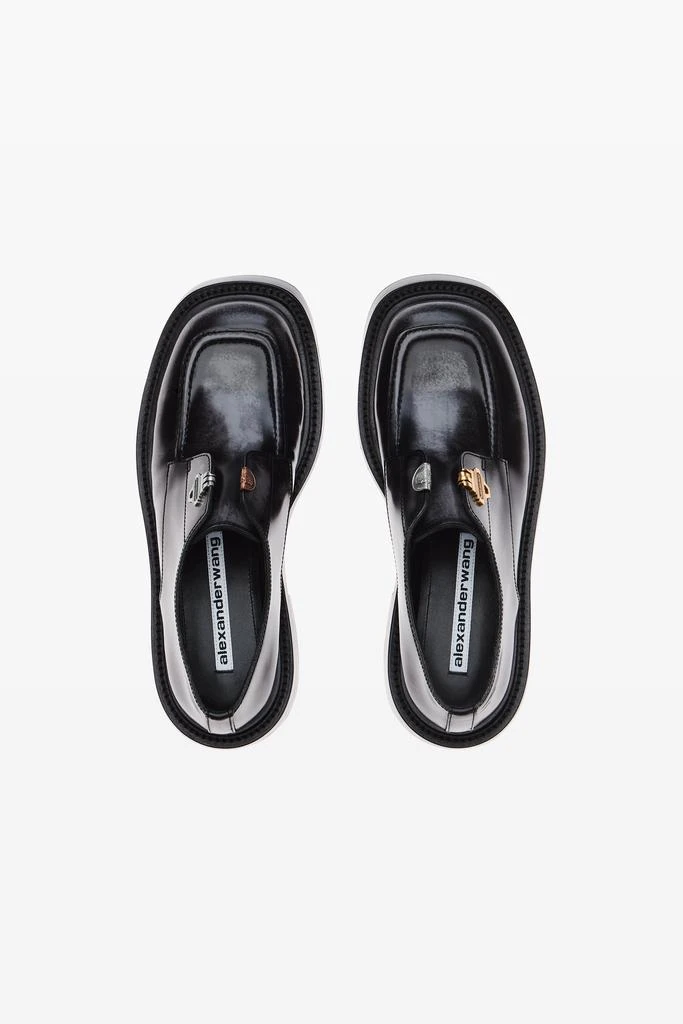 Alexander Wang Black & Grey Leather Dixon Derby 5