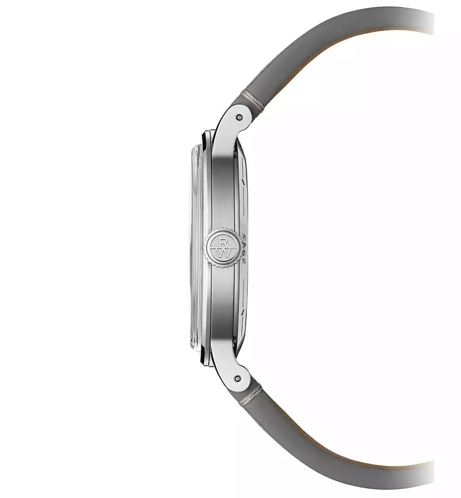 Raymond Weil Men's Swiss Automatic Millesime Moon Phase Gray Leather Strap Watch 40mm 3