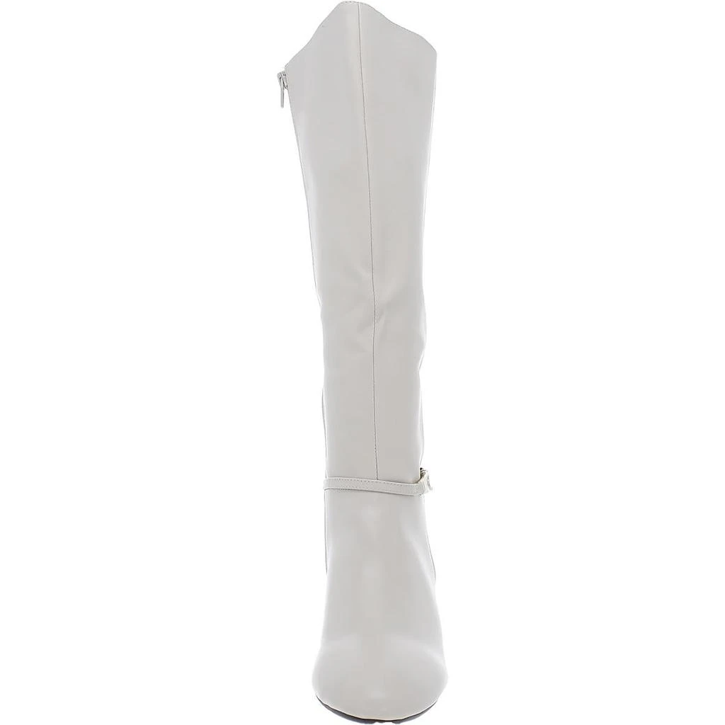 Karen Scott Hanna Womens Faux Leather Wide Calf Knee-High Boots 3