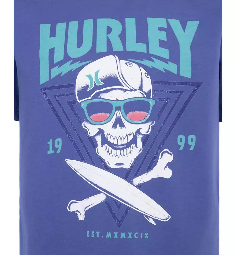 Hurley Big Boys Rock Skull Graphic Short-Sleeve Cotton T-Shirt