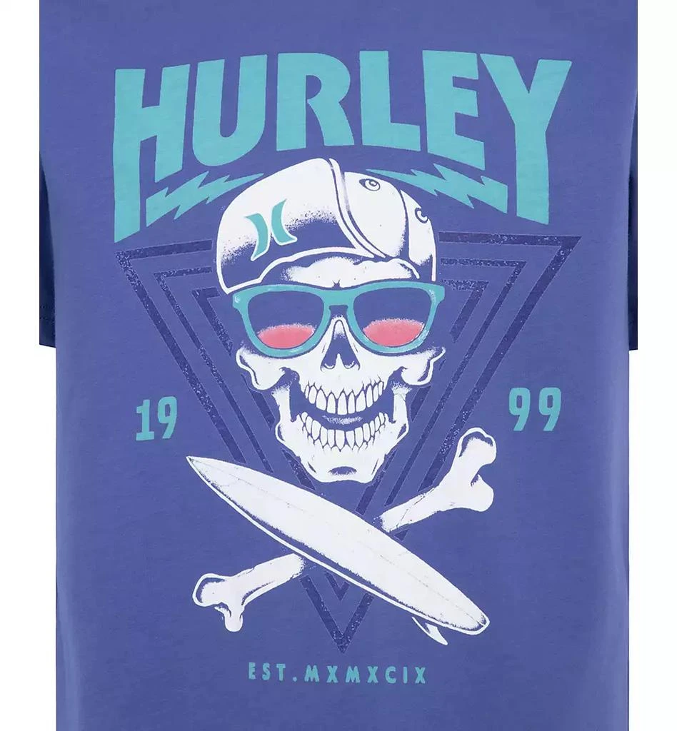 Hurley Big Boys Rock Skull Graphic Short-Sleeve Cotton T-Shirt 2