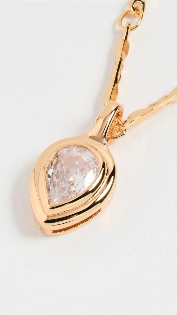 Luv AJ The Pear Double Bezel Charm Necklace 4