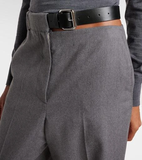 Stella McCartney Wool flannel straight pants 4