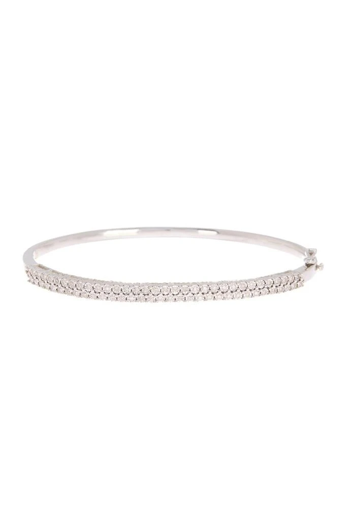 Effy Sterling Silver Diamond Bangle Bracelet - 0.32 ctw