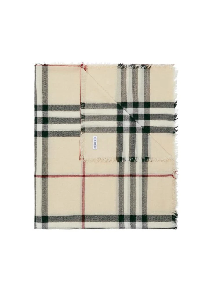 Burberry Check wool scarf 4