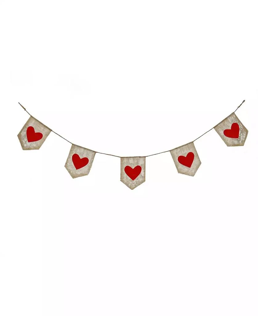National Tree Company Hearts Jute Garland, 72" 1