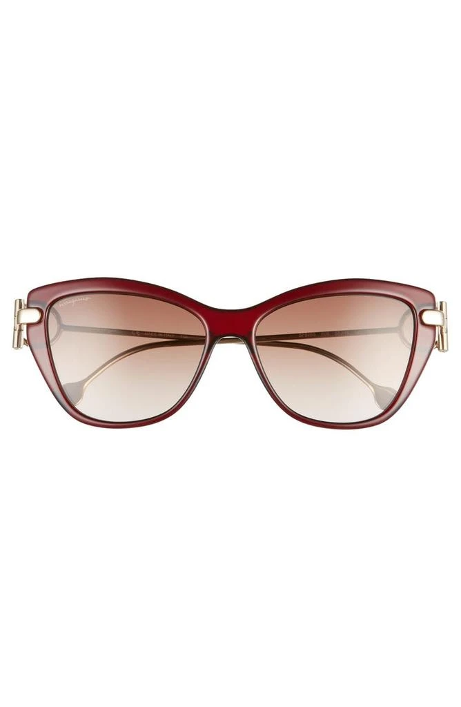 Salvatore Ferragamo Salvatore Ferragamo 55mm Cat Eye Sunglasses 3