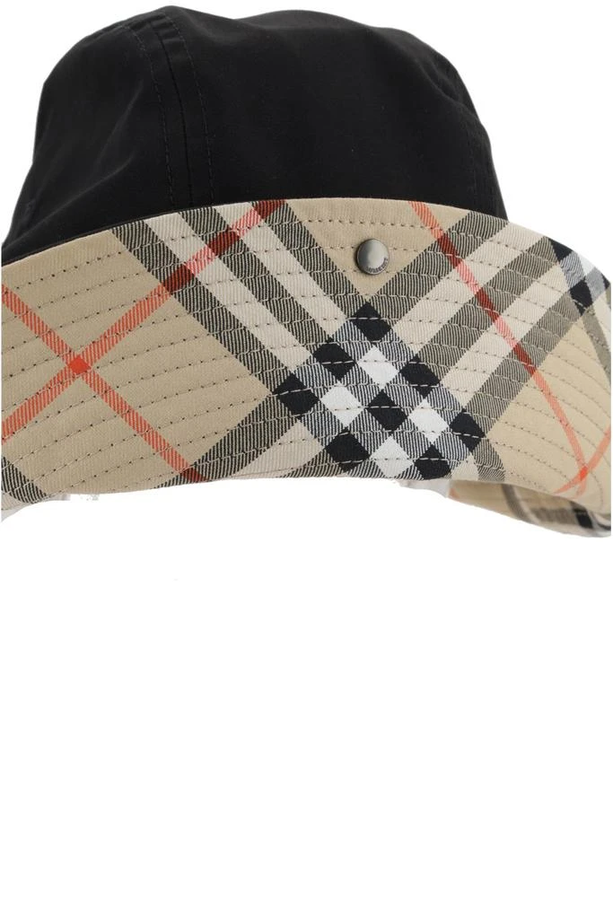 Burberry Burberry Check Brim Gabardine Bucket Hat 4