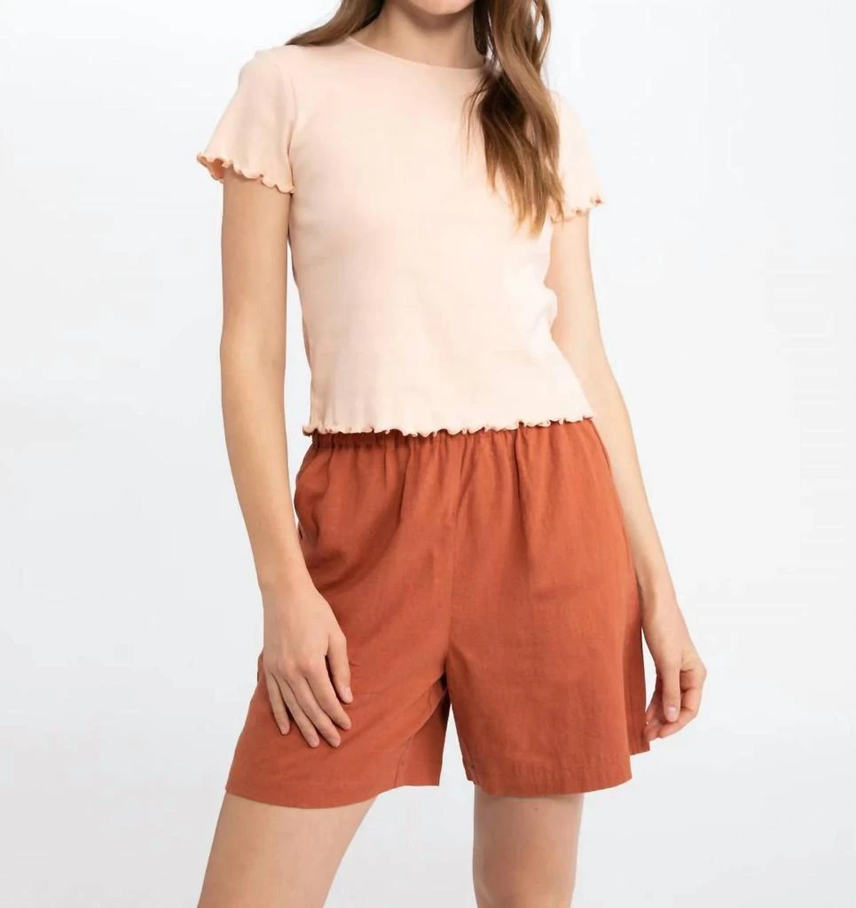 Sanctuary Sanctuary - Lettuce Edge Baby Tee Top 2
