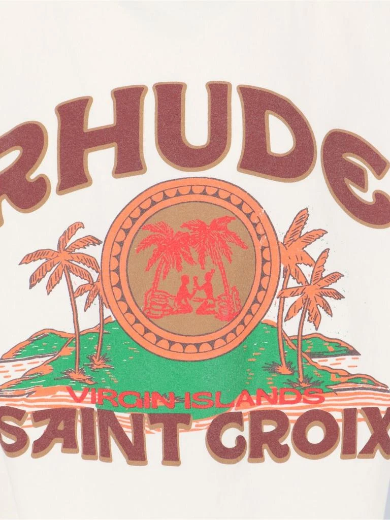 Rhude Rhude Saint Croix Printed Crewneck T-Shirt 3