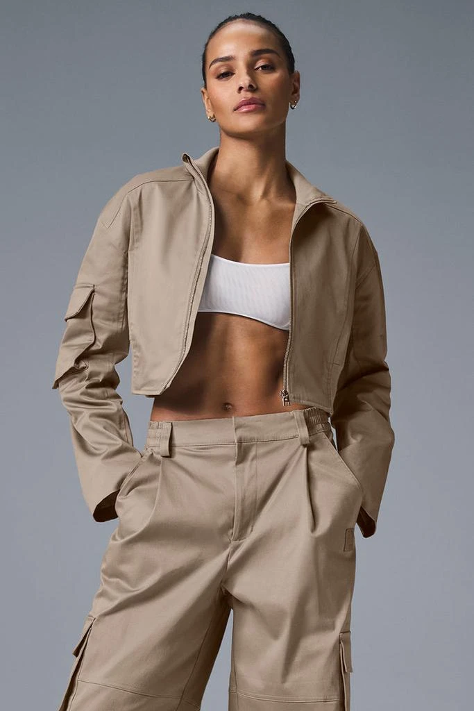 Alo Night Out Cargo Jacket - Gravel