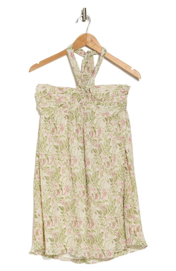 Lush Halter Neck Pleated Minidress 3