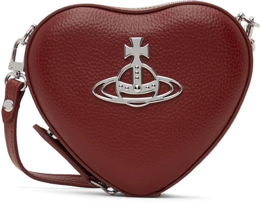 Vivienne Westwood Red Mini Louise Heart Crossbody Bag 1