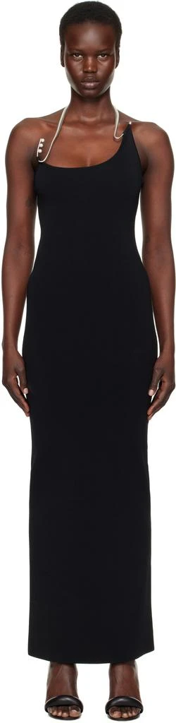 Christopher Esber Black Levitate Knit Maxi Dress 1