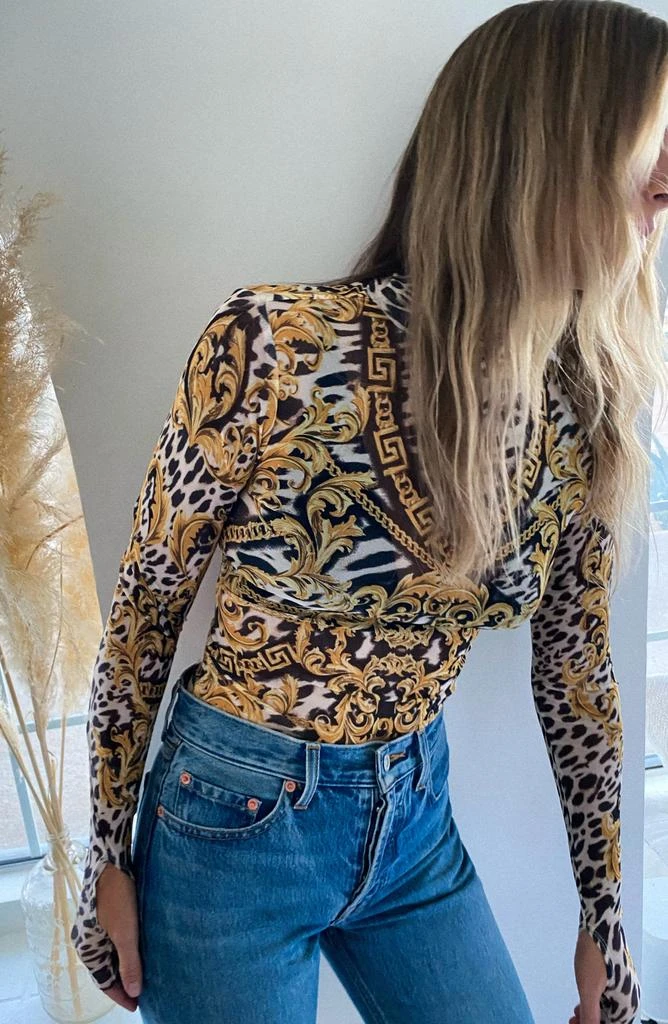 AFRM Zadie Semi Sheer Turtleneck 5