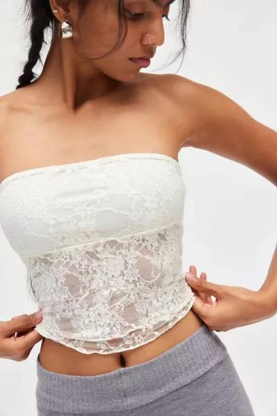 Kimchi Blue Kimchi Blue Kori Sheer Lace Tube Top 2