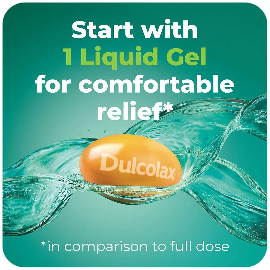 Dulcolax Stimulant Laxative Liquid Gels For Constipation Relief 10