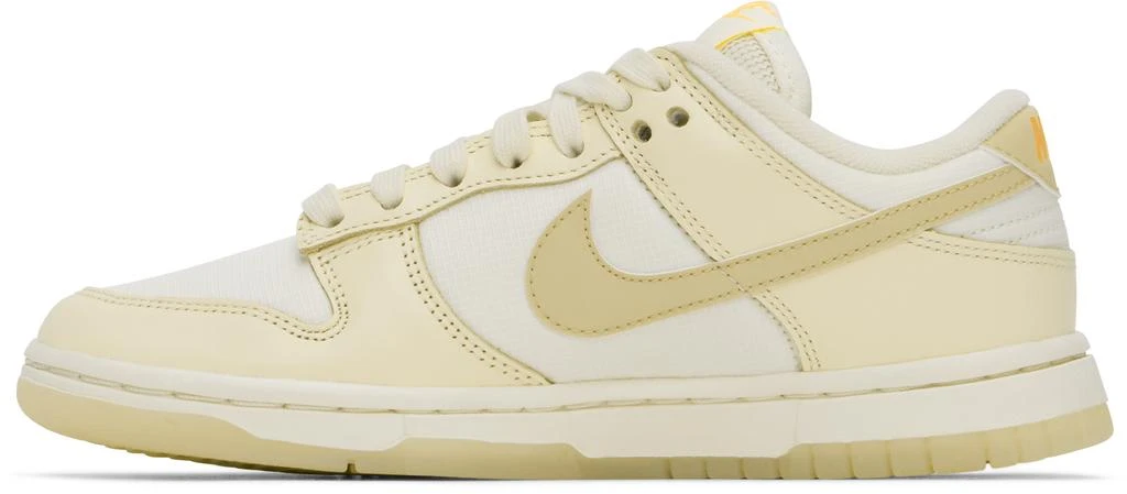 NIKE Off-White & Yellow Dunk Low Sneakers 3