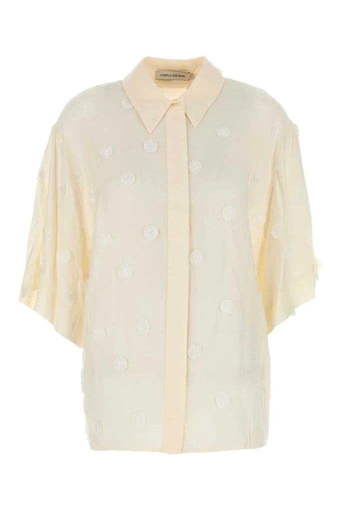 CAMILLA AND MARC Camilla And Marc Textured Dot Blouse Tops 1