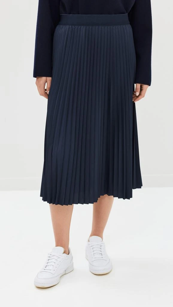 Tibi Nylon Pleating Sunray Pullon Skirt 6