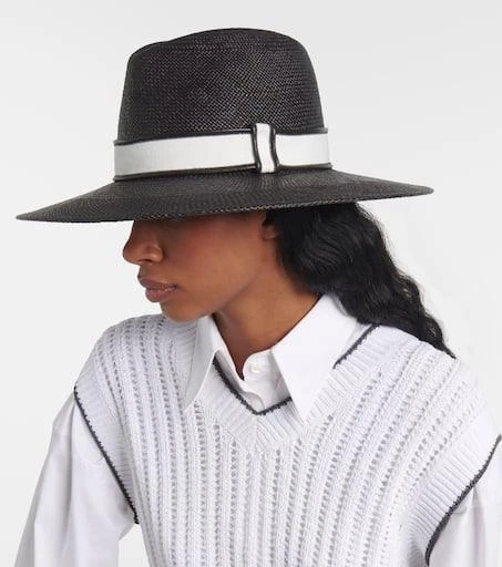 Brunello Cucinelli Monili straw fedora 2