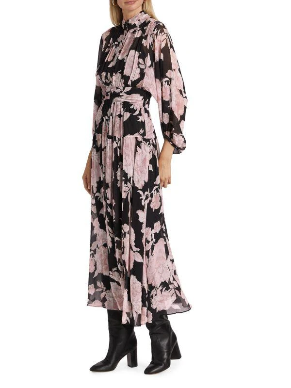 Derek Lam Jolie Floral Midi-Dress 3