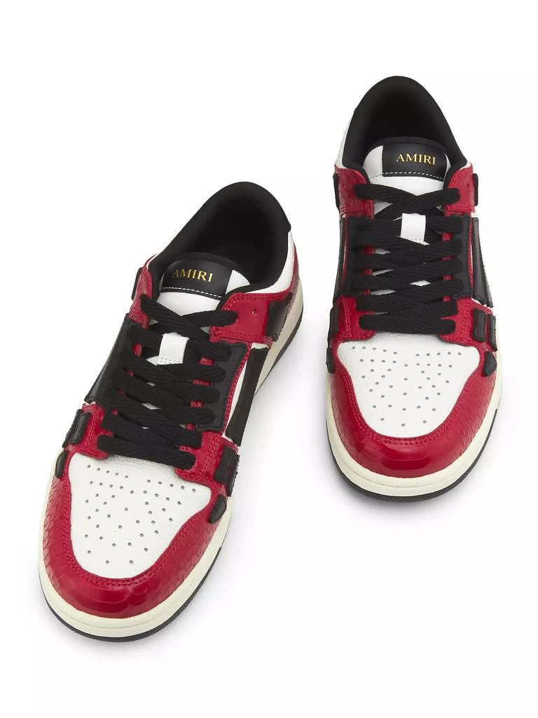 AMIRI Skel Leather Low-Top Sneakers 4