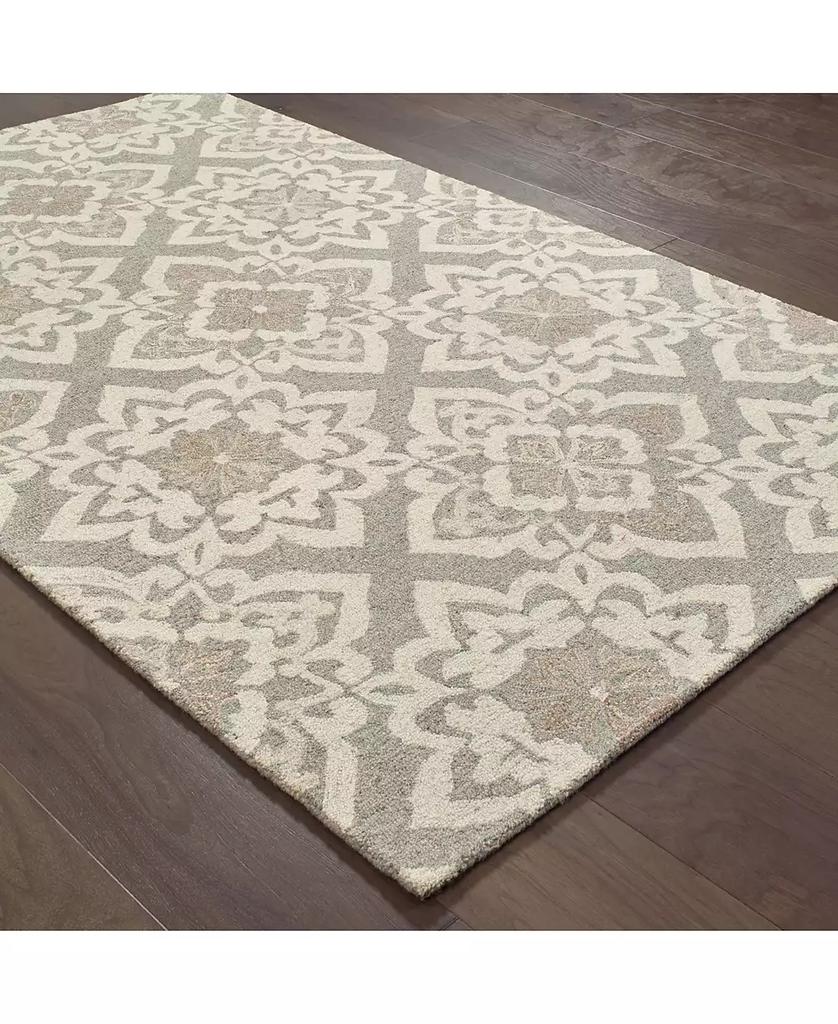 Oriental Weavers Craft 93004 Gray/Sand 5' x 8' Area Rug