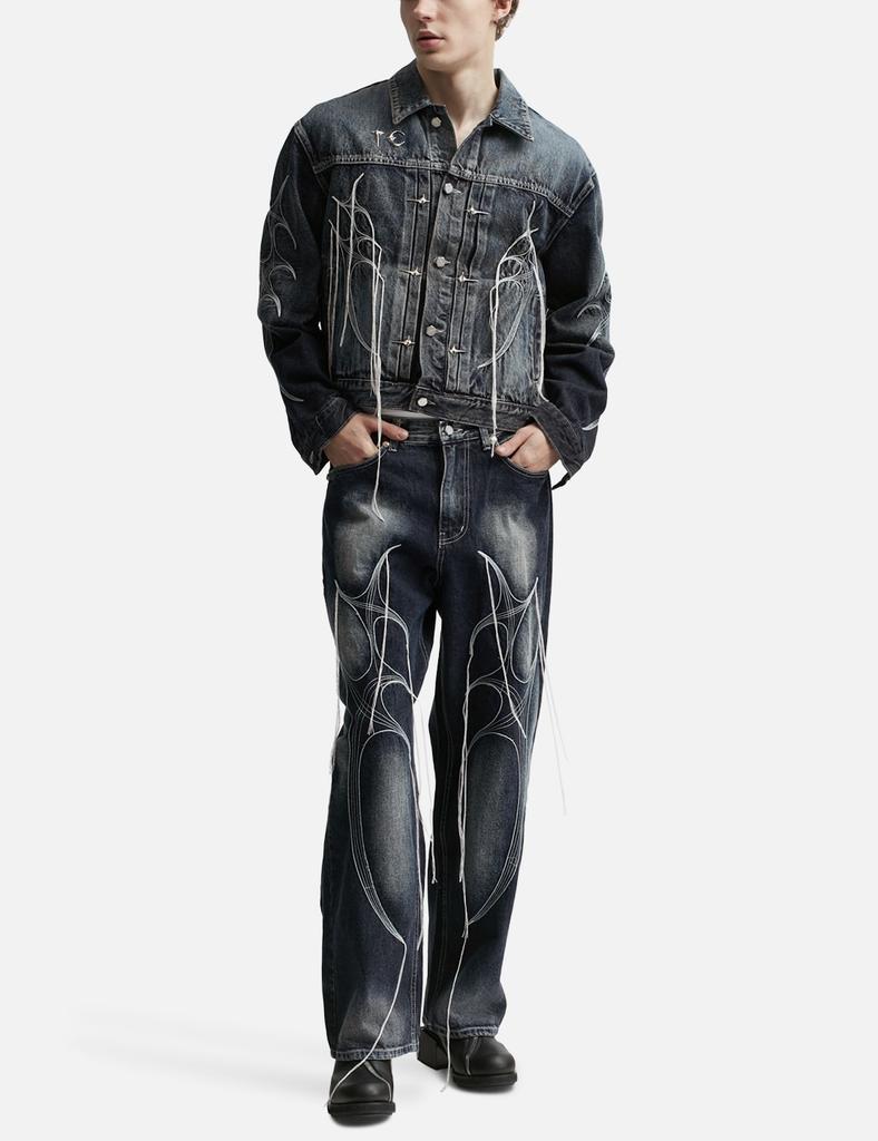thug club tribal tree denim