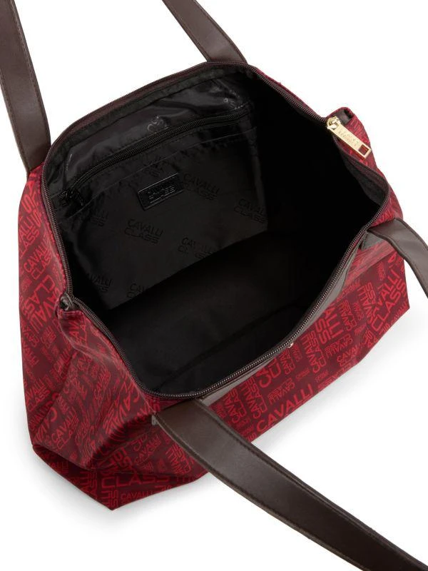 cavalli CLASS Large Monogram Print Tote 3