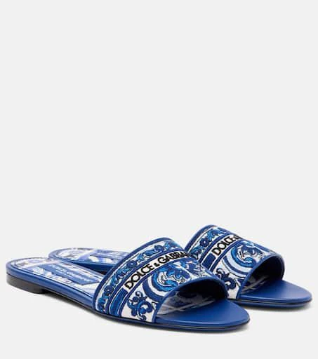Dolce
Gabbana Embroidered slides 1