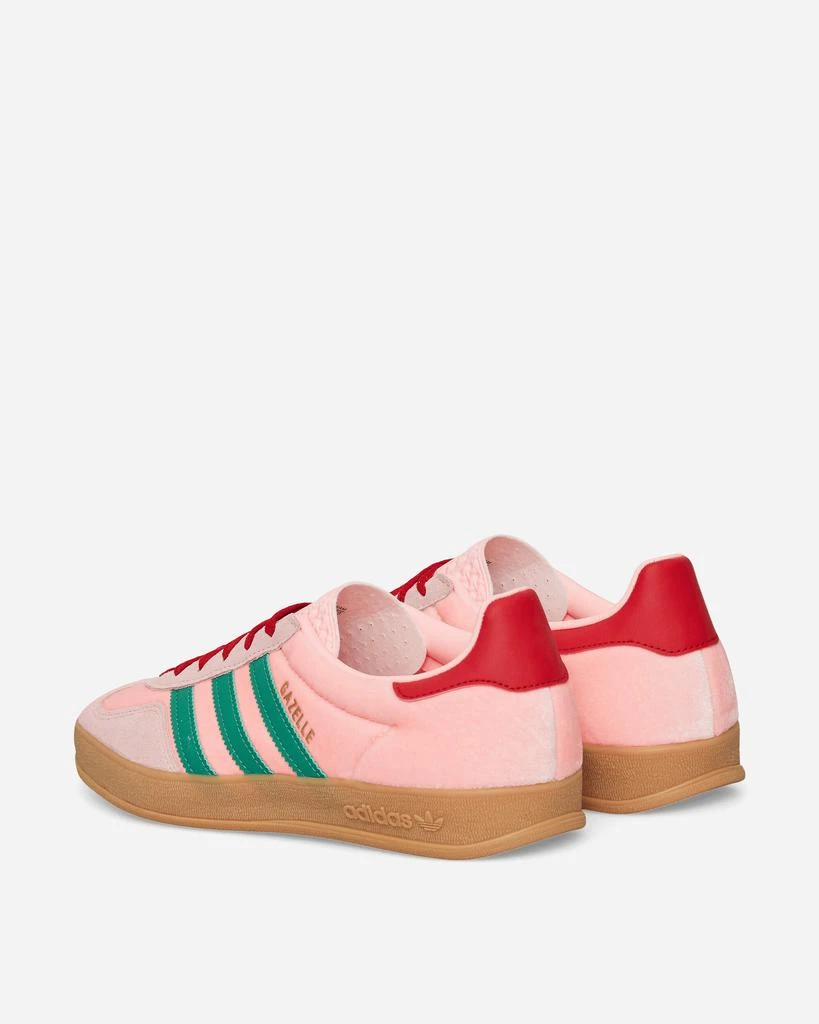 Adidas Women's Gazelle Indoor Sneakers Glow Pink / Court Green 5