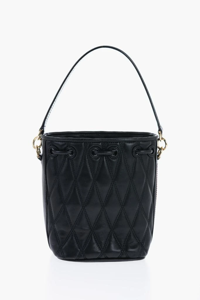 Bally Quilted Leather Donae Bucket Bag 4