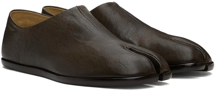 MAISON MARGIELA Brown Tabi Babouches Slip-on Loafers 4