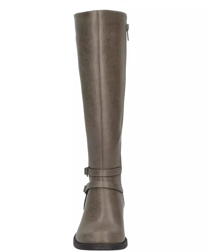 Easy Street Women's Bay Plus Plus Athletic Shafted Extra Wide Calf Tall Boots 7