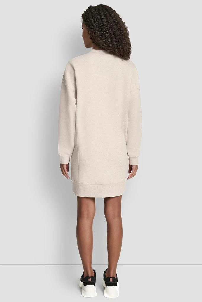 DKNY FLOCKED LOGO SHIFT SNEAKER DRESS 2