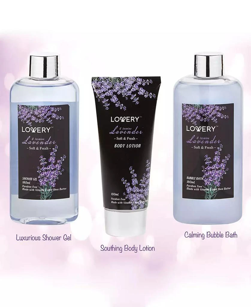 Lovery Lavender and Jasmine Body Care 10 Piece Gift Set 3